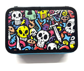 ASTUCCIO 3 ZIP PIENO FANTASY TESCHI COLORATI